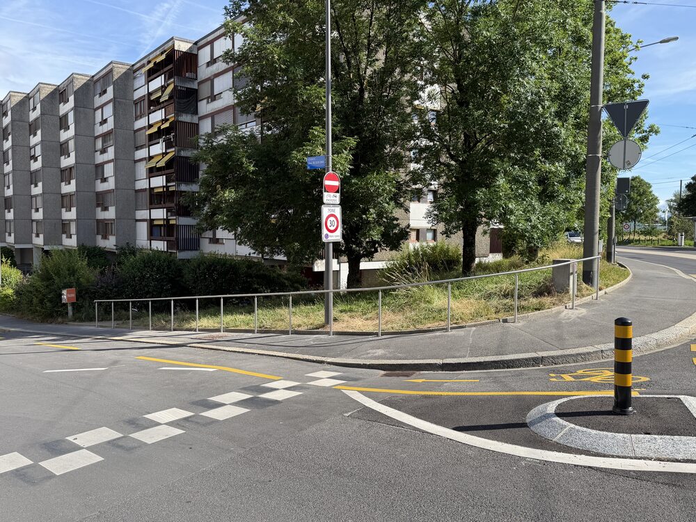 Main courante inox brossé — Cheminement extérieur