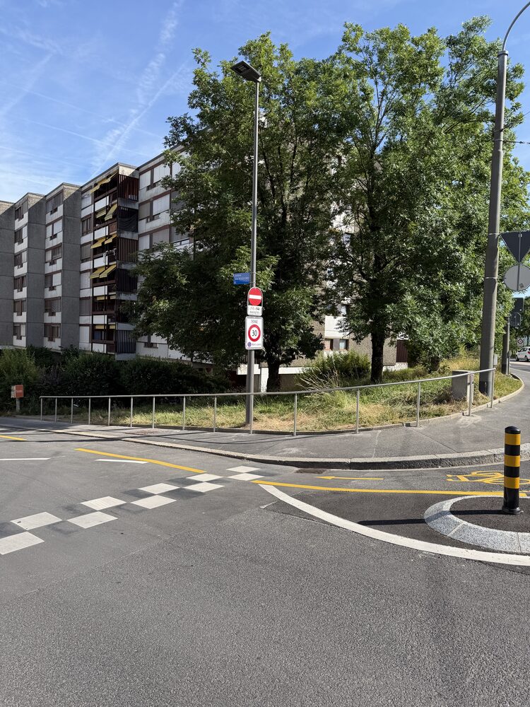 Main courante inox brossé — Cheminement extérieur