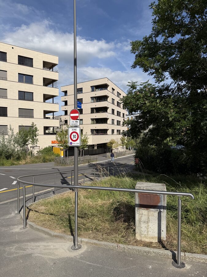 Main courante inox brossé — Cheminement extérieur